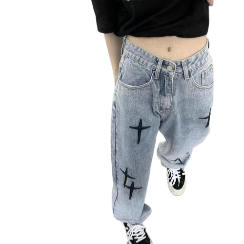 Jeans z cruces