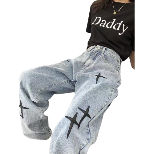 Jeans z cruces